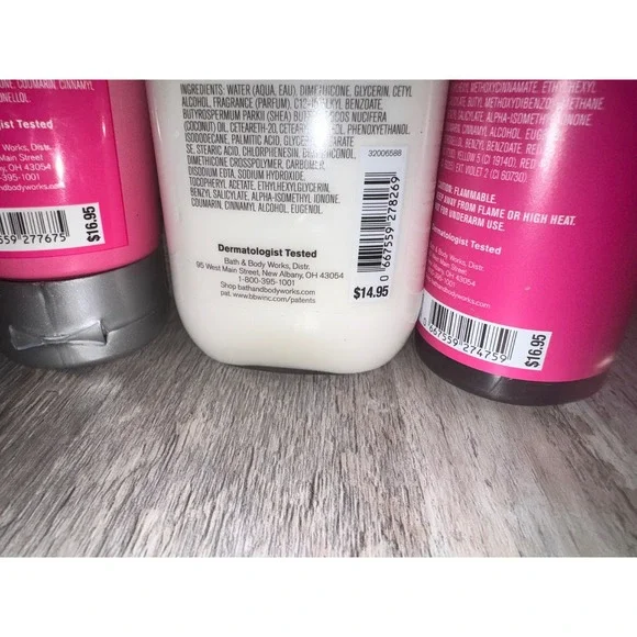 Bath&Body Works Cherry Blossom Hydration Body Cream Fragrance Mist Lotion Set - Picture 5 of 5